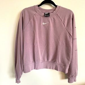 NIKE - swoosh sweatshirt - size S - purple